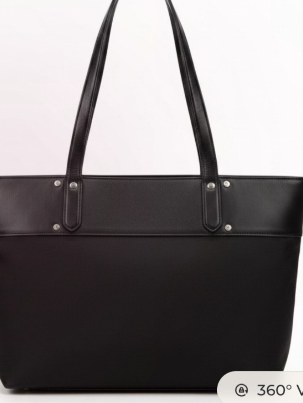 Paloma Picasso 1990s Luxury Black Tote